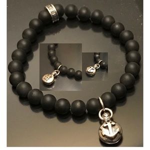 New King Baby Studio Sterling/Onyx bracelet